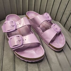 Birkenstock Women's Lavender Big Buckle Sandals 40